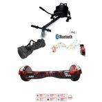 Citymate Elektrikli Kaykay Scooter Akıllı Denge Hoverboard + HoverKart + Çanta FULL LEDLİ EXTREM PAKET D15