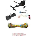 Citymate Elektrikli Kaykay Scooter Akıllı Denge Hoverboard + HoverKart + Çanta FULL LEDLİ EXTREM PAKET D21