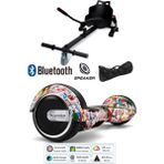 Citymate Elektrikli Kaykay Scooter Hoverboard Akıllı Dengeli + Hover Kart + Çanta Full Paket - Mix