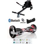 Citymate Elektrikli Kaykay Scooter Hoverboard Akıllı Dengeli + Hover Kart + Çanta Full Paket - Tüylü