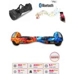Citymate Hoverboard Elektrikli Kaykay Full Ledli Bluetooth Hoparlörlü 6.5 Inch Çanta Hediyeli D10