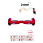 Citymate Hoverboard Elektrikli Kaykay Scooter Bluetooth Hoparlörlü 6.5 İnch Kırmızı