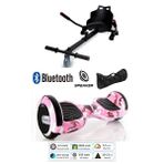 Citymate Kyk1001b Akıllı Dengeli Elektrikli Kaykay Scooter Hoverboard - Hover Kart - Çanta Full Paket Pembe Desen 4