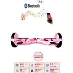 Citymate Pembe Elektrikli Kaykay Hoverboard Grafity Desenli Kasa 05