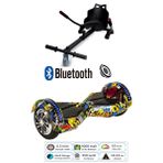 Citymate Smart Balance Elektrikli Kaykay Hoverboard 8.5" Akıllı Dengeli Ledli Bluetooth Hoparlörlü Grafiti