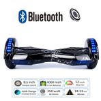 Citymate Smart Balance Elektrikli Kaykay Hoverboard 8.5" Akıllı Dengeli Ledli Bluetooth Hoparlörlü Şimşek