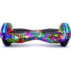 Citymate Smart Balance Elektrikli Kaykay Hoverboard 8.5 Inch Akıllı Dengeli Ledli Bluetooth Hoparlörlü - Yaprak Desen