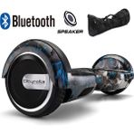Citymate Smart Balance Elektrikli Kaykay Hoverboard Çanta Hediyeli Bluetooth Hoparlörlü Desenli - DESEN20