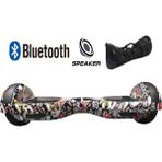 Citymate Smart Balance Elektrikli Kaykay Hoverboard Çanta Hediyeli Bluetooth Hoparlörlü Desenli - DESEN31