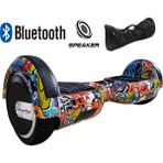 Citymate Smart Balance Elektrikli Kaykay Hoverboard Çanta Hediyeli Bluetooth Hoparlörlü Desenli - DESEN9
