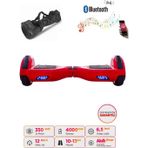 CityMate Smart Store Hoverboard Elektrikli Kaykay Bluetooth Hoparlörlü 6.5 Inch Çanta Hediyeli Kırmızı