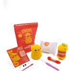 Civcive Örgü Öğrenme Kiti | Yeni Başlayanlar Için Videolu Tığ Işi Amigurumi Civciv Örgü Seti