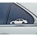 Civic ES sedan 2004-2005 Kelebek Cam Oto Sticker 17 CM 2 Adet