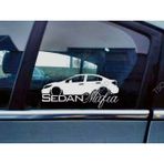 Civic FB sedan Kelebek Cam Araba oto Sticker 19 cm 2 Adet