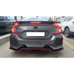 CIVIC FC5 2016-2020 IÇIN UYUMLU TURBO SI SPOILER ISIKLI (BOYASIZ)