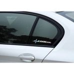 Civic Yan Cam Sticker Oto Kapı 20 Cm X 7 Cm Holo-chroma