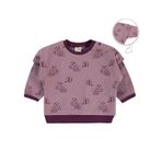 Civil 19330H07524S1 Leylak Lila Kız Bebek Sweatshirt