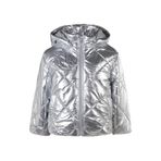 Civil 6-9 Yaş Kız Çocuk Mont Gri, 8-9 Yaş, 21L51MT1225W1, Silver, girls