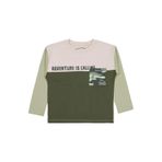 Civil Adventure Baskılı Erkek Çocuk Sweatshirt Haki, 7-8 Yaş, 19330J35925W1, Koyu Haki, erkek-çocuk