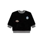 Civil Armalı Reglan Kol Erkek Çocuk Sweatshirt, 5-6 Yaş, 19785V41125W1, Siyah, erkek-çocuk