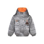 Civil Astronot Baskılı Erkek Çocuk Mont Gri, 2-3 Yaş, Astronot Baskılı Mont, Açık Gri, Erkek Çocuk