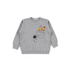 Civil Astronot Baskılı Erkek Çocuk Sweatshirt, 2-3 Yaş, V5D94517225W1, Grimelanj, erkek-çocuk