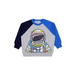 Civil Astronot Baskılı Erkek Çocuk Sweatshirt Gri 3-4 Yaş, 5-6 Yaş, 19D94514825W1, Grimelanj, erkek-çocuk