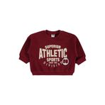 Civil Athletic Baskılı Nakışlı 6-18 Ay Sweatshirt -, 18-24 AY, 19L67CVL9125W1, Bordo, erkek-bebek