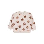 Civil Ayı Baskı 6-18 Ay Sweatshirt - Bej 6-9 Ay, 12-18 AY, 19L71028225W1, Taş Rengi, erkek-bebek