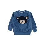 Civil Ayı Nakışlı Erkek Çocuk Sweatshirt, 2-3 Yaş, 19407416425W1, İndigo, erkek-çocuk