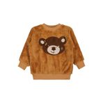 Civil Ayı Nakışlı Erkek Çocuk Sweatshirt Turuncu, 5-6 Yaş, 19407416425W1, Tarçın, erkek-çocuk
