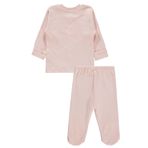 Civil Baby 0-12 Ay Pembe Kız Bebek Pijama Takım
