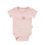 Civil Baby 0-18 Ay Pembe Çıtçıtlı Bebek Body
