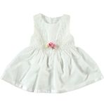 Civil Baby 6-18 Ay Ekru Kız Bebek Elbise
