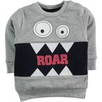 Civil Baby 6-18 Ay Gri Erkek Bebek Sweatshirt