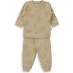 Civil Baby Ayıcık Baskılı 6-18 Ay Pijama Takımı - Kahve - Orta Kahve - 12 - 18 Ay