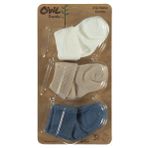 Civil Baby Bebek 3'lü Çorap Set 0-24 Ay Sütlükahve