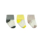 Civil Baby Bebek 3'lü Çorap Set 0-6 Ay Bej