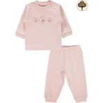Civil Baby Bebek Organik Pijama Takımı 1-9 Ay Pembe - 1 - 3 Ay