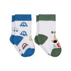 Civil Baby Beep Havlu 6- 2'li Bebek Erk Çorap Set - Standart18 Ay