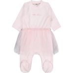 Civil Baby Bel Tüllü Patikli 1-9 Ay Tulum - Pembe 6-9 Ay - Açık Pembe - 6 - 9 Ay