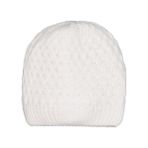 Civil Baby Çift Ponponlu Bebek Uni Basic Bere - Ekru Standart