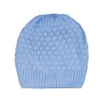 Civil Baby Çift Ponponlu Bebek Uni Basic Bere - Mavi Standart