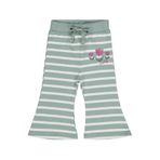 Civil Baby Çizgi Emp. Çiçek Nakışlı Bebek Eşofman Altı, 12-18 AY, 42330J14125W1-CGY-80, Çağla Yeşili, Bebek-Kızlar