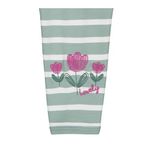 Civil Baby Çizgi Emp. Çiçek Nakışlı Sweatshirt, 6-9, 19330J14025W1-CGY-68, Çağla Yeşili, kız-bebek