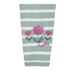 Civil Baby Çizgi Emp. Çiçek Nakışlı Sweatshirt, 9-12, 19330J14025W1-CGY-74, Çağla Yeşili, kız-bebek