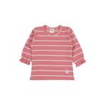 Civil Baby Çizgili Sweatshirt Turuncu, 12-18 AY, 19L55CV7425W1-SRT-80, Açık Kiremit, kız-bebek