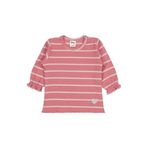 Civil Baby Çizgili Sweatshirt Turuncu, 18-24 AY, 19L55CV7425W1-SRT-86, Açık Kiremit, kız-bebek