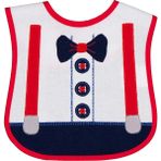 Civil Baby Damatlık Baskılı Mama Önlüğü - Ekru - Ekru - Hardal - Standart
