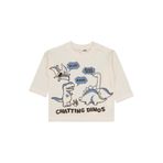 Civil Baby Dinazorlar Erkek Bebek Sweatshirt, 18-24 AY, 19958CV7225W1-EKR-86, Ekru, erkek-bebek